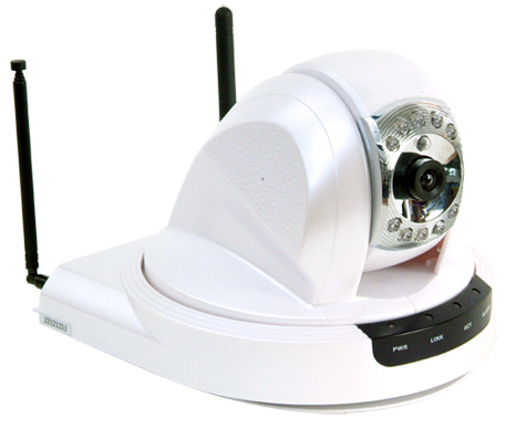 Pan and Tilt IP Wireless Security Camera